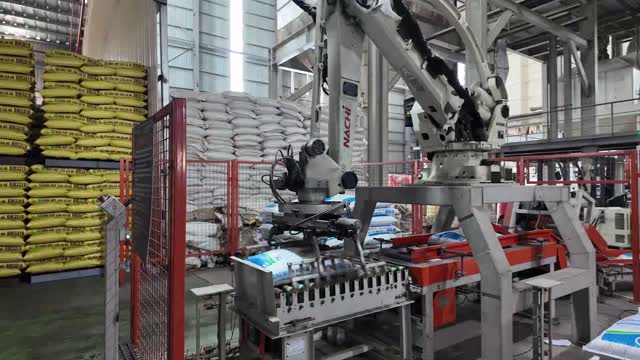 Automated Feed Sack Stacking