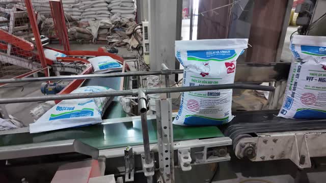 Feed Bags On Conveyor Belt