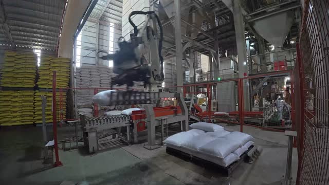 Feed Mill Palletizing Line