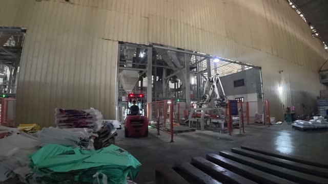 Warehouse Forklift And Palletizer