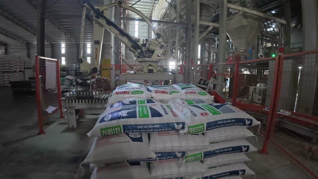 Poultry Feed Bagging Operation