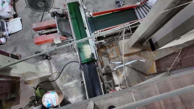 Feed Mill Conveyor From Above