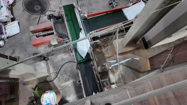 Bagging Machine Overhead View