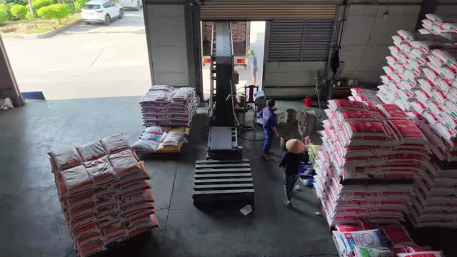 Loading Dock Feed Storage