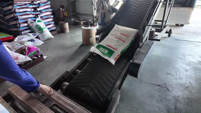 Inclined Belt Loading Sacks