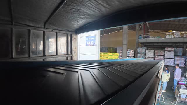 Empty Truck Bed At Warehouse