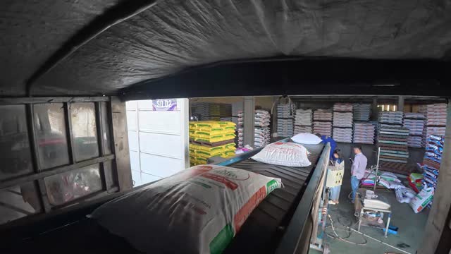 Loading Truck At Warehouse