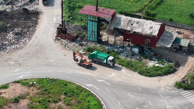 Waste Site From Above