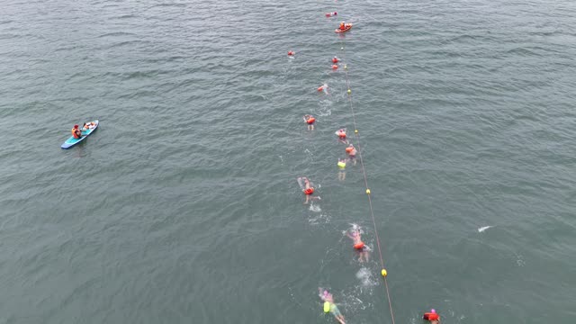 Single File Swim Lane