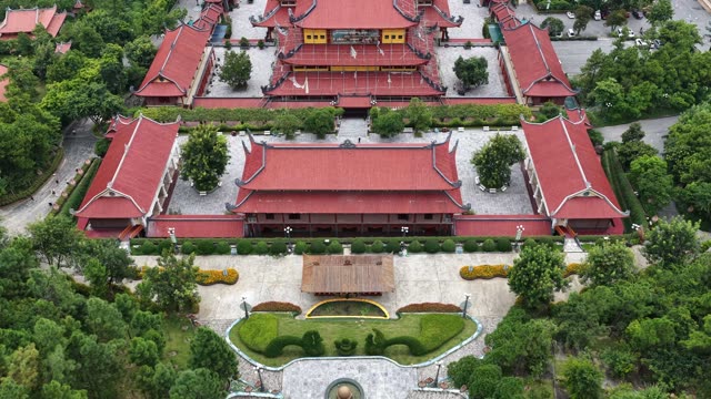 Pagoda Courtyards From Above