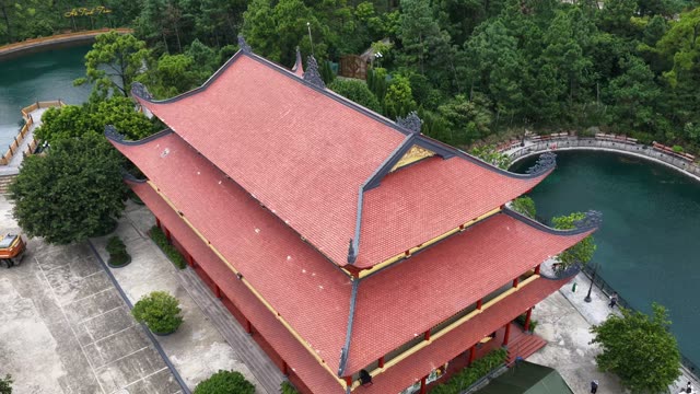 Curved Pagoda Roof Close