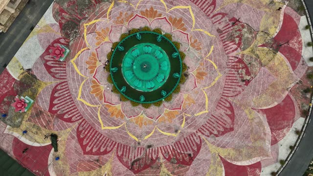 Lotus Mandala Plaza Top Down