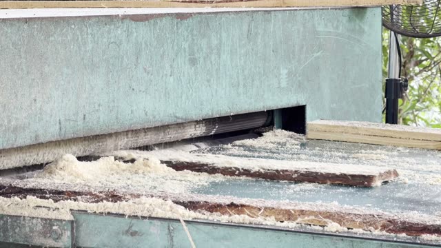 Sawmill Machine Close Up