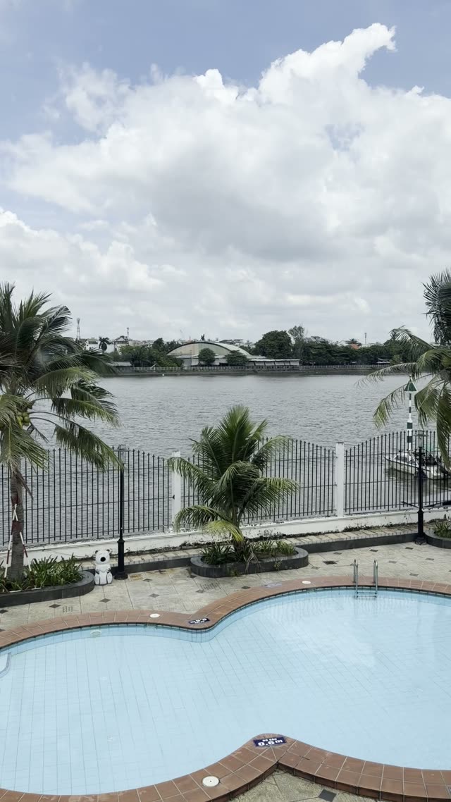 Riverside Pool Terrace View