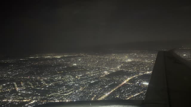 Night City Below The Wing