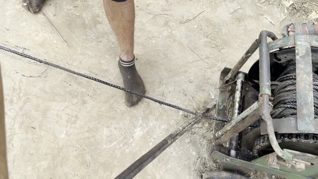 Cable Across The Sand