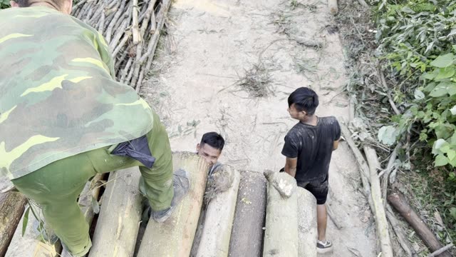 Moving Poles On The Path