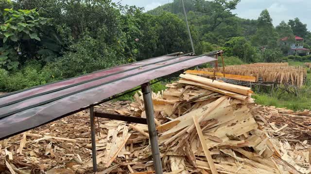 Timber Offcuts Piling Up