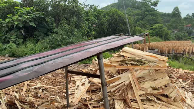 Sawmill Scrap And Village View
