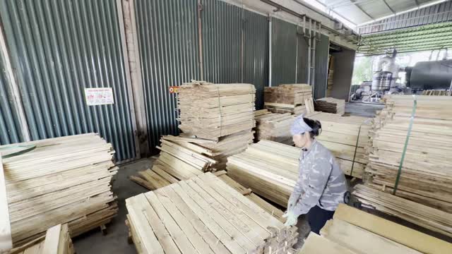 Handling Sawn Timber Boards