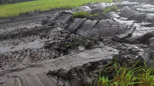 Churned Mud Slope