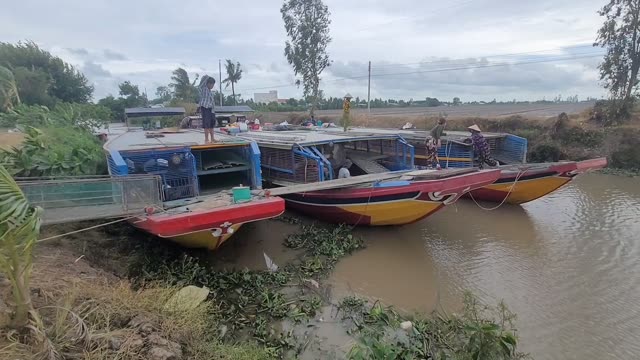 Boats On A Rural River