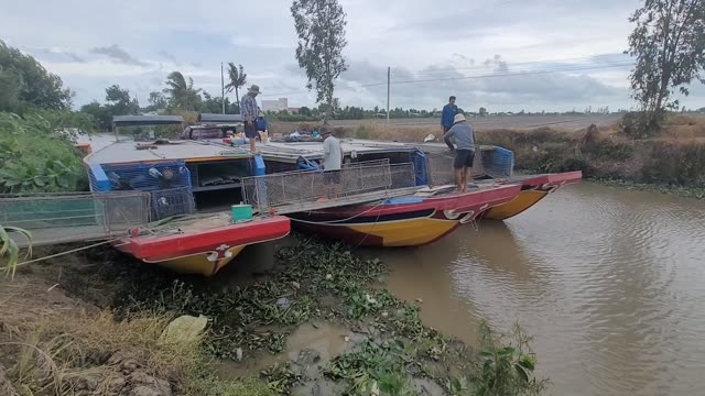 Boats On A Rural River