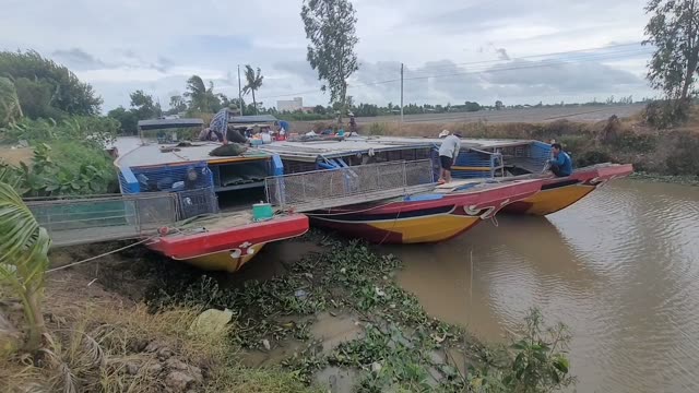 Boats On A Rural River