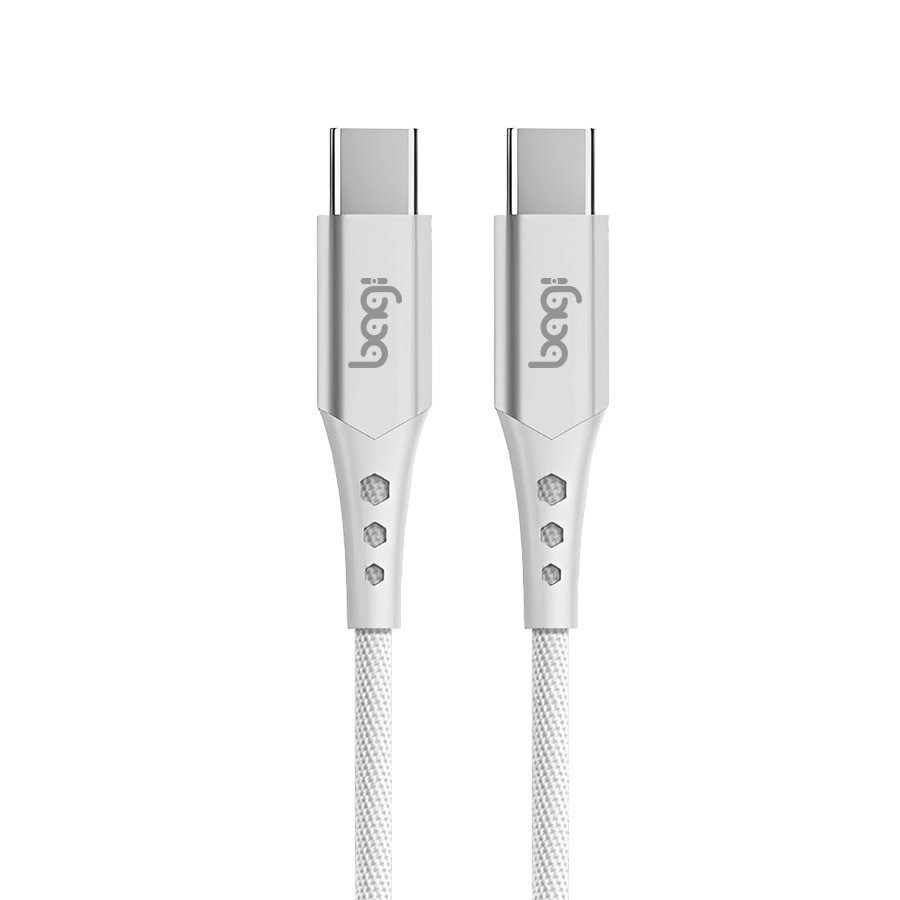 Cáp dù sạc nhanh Type C to Type C Bagi PD 65W dài 1.2m PD-C120