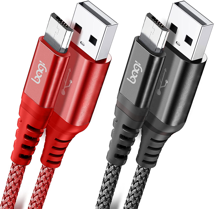 Cáp dù sạc nhanh Micro-Usb nhiều kích thước Bagi MH100-120-180